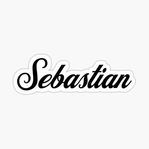 Sebastian Stylish Retro Vintage Handwriting Name design is great gift idea for people whose name is Sebastian. • Millions of unique designs by independent artists. Find your thing. Sebastian Name, Vintage Hand Lettering, Alfabeto Lettering, Stylish Handwriting, Vintage Handwriting, Family Quotes Tattoos, Stylish Name, Name Tattoo Designs, Name Letters