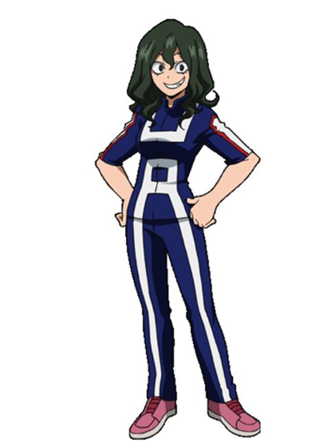 Setsuna Tokage Mha Ua Pe Uniform, Ua Uniform Bnha Female, Ua Gym Uniform, U.a Uniform Bnha, Ua Uniform, Ua Uniforms, Itsuka Kendo, Pe Uniform, Mha Ocs