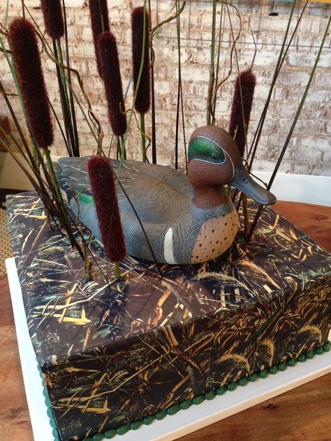 Duck Hunting Cakes, Camo Cakes, Camo Wedding Cakes, Hunting Cake, Hunting Wedding, Duck Cake, Camo Wedding, Fish Cake, Duck Hunting