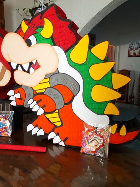 Piñata Bowser Mario Bros Bowser Pinata, Piñata Ideas, Mario Bros, Furniture Ideas, Mario, Birthday Party, Birthday, Furniture, Quick Saves