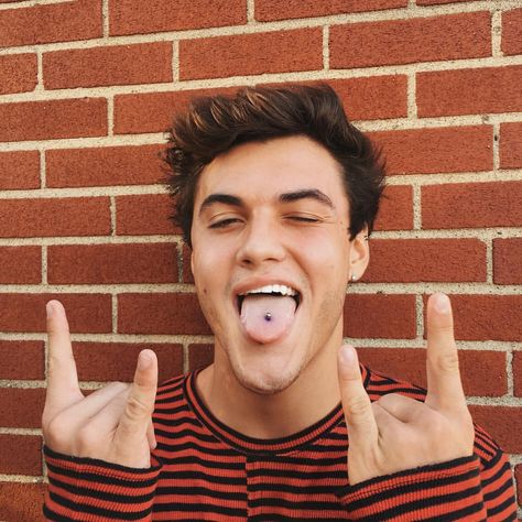 The Dolan Twins, Piercing Aesthetic, Dollan Twins, Ethan And Grayson Dolan, Ethan Dolan, Grayson Dolan, Tongue Piercing, Dolan Twins, Future Boyfriend