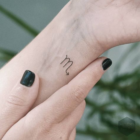 Scorpio Sign Tattoos, Scorpio Tattoos, Scorpio Zodiac Tattoos, M Tattoos, Scorpio Tattoo, Scorpion Tattoo, Tattoo Signs, Inspiration Tattoos, Zodiac Tattoos