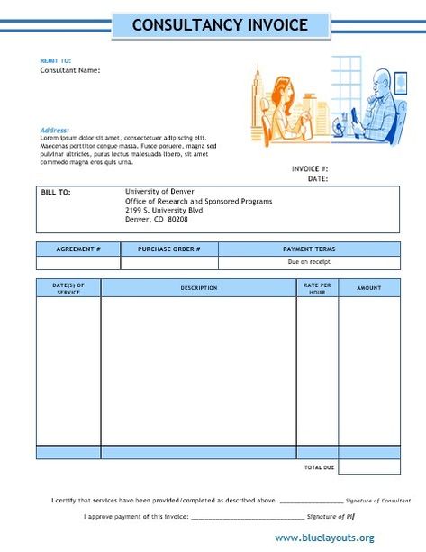 10 Free Professional Consultancy Invoice Templates - Blue Layouts Sponsorship Proposal, Invoice Format, Demand Draft, Invoice Template Word, Estimate Template, Award Template, Meeting Agenda Template, School Template, Invoice Design