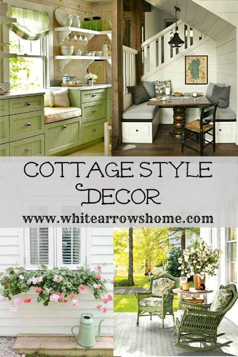 Farmhouse Vs Cottage, Cottage Style Family Room, English Shabby Chic, English Cottage Style Living Room Decorating Ideas, Coastal Grandmother Decorating Style, Colorful Cottage Decor, Cottage Style Bathroom Ideas, English Cottage Home Decor, English Cottage Porch