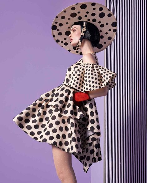 Polka Dot Aesthetic, Dots Outfit, Dots Fashion, Polka Dots Outfit, Polka Dots Fashion, Black Women Fashion, Fashion Quotes, Inspiration Mode, White Fashion