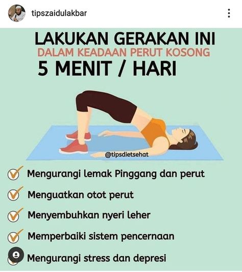 Gerakan Workout, Girl Workout Routine, Diet Sehat, All Body Workout, Body Weight Leg Workout, Healthy Diet Tips, Full Body Gym Workout, Health And Fitness Articles, Abs Workout Routines