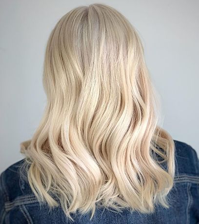 Vanilla Latte Hair Color Formulas | Wella Professionals Fall 2023 Hair Color Trends, Fall 2023 Hair, Latte Hair, 2023 Hair Color, Beige Blonde Hair Color, Toner For Blonde Hair, Baby Blonde Hair, Pumpkin Spice Hair, Vanilla Blonde