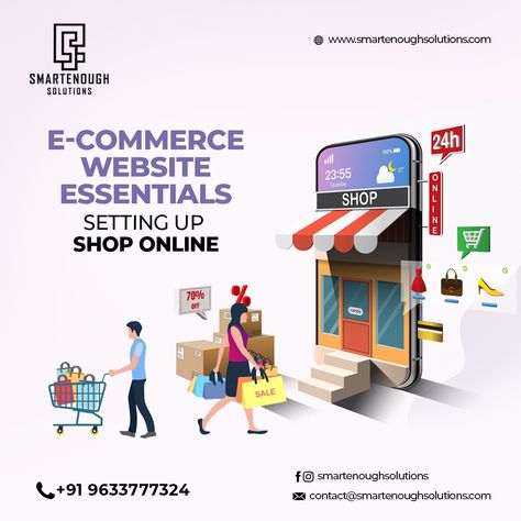 E-COMMERCE WEBSITE ESSENTIALS SETTING UP SHOP ONLINE Uncover valuable knowledge by tapping this link: https://smartenoughsolutions.com/2023/09/06/e-commerce-website-essentials-setting-up-shop-online/ #SmartEnoughSolutions #Blog #EcommerceGrowth #MarketingStrategies #BusinessExpansion #OnlineSuccess #DigitalCommerce #MarketYourBrand #EcommerceExcellencet #Usefultips #Business #Palakkad E Commerce Branding, Business Expansion, E Commerce Website, Disney Frozen 2, Web Development Company, Frozen 2, Digital Marketing Company, Marketing Company, Digital Marketing Agency