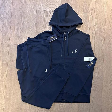 Ralph Lauren navy full tracksuit Our price... - Depop Ralph Lauren Tracksuit, Full Tracksuit, Together Forever, Polo Ralph Lauren, Ralph Lauren, Navy, Fashion Inspo, My Style, How To Wear