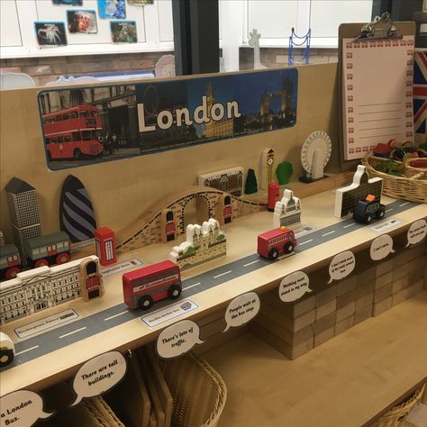 London Continuous Provision, Eyfs Geography Activities, Around The World Eyfs Activities, England Eyfs Activities, London Activities Eyfs, Geography Continuous Provision, Jubilee Eyfs, Transport Eyfs Activities, Eyfs Transport