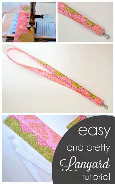 10+ Last Minute Christmas Gifts to Sew Sewing Projects To Sell, Lanyard Tutorial, Keychain Tutorial, Diy Lanyard, Projects To Sell, Strap Keychain, Trendy Sewing Projects, Sewing Tutorials Free, Snap Clips