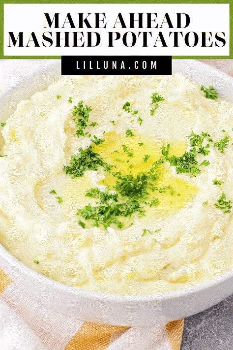 Rich and creamy make ahead mashed potatoes are packed with flavor, and perfect for prepping for busy days and holidays! #mashedpotatoes #sidedish #holidays #makeahead Classic Mashed Potatoes Recipe, Pot Roast Gravy, Easy Broccoli Casserole, Mashed Potatoes Thanksgiving, Make Ahead Mashed Potatoes, Creamy Pasta Bake, Creamed Corn Recipes, Potato Gravy, Perfect Mashed Potatoes