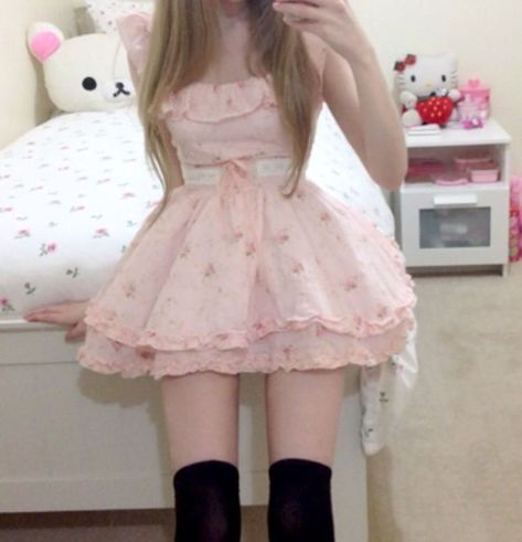 Aesthetic Outfit, Cute Kawaii, Socks, Pink, Kawaii