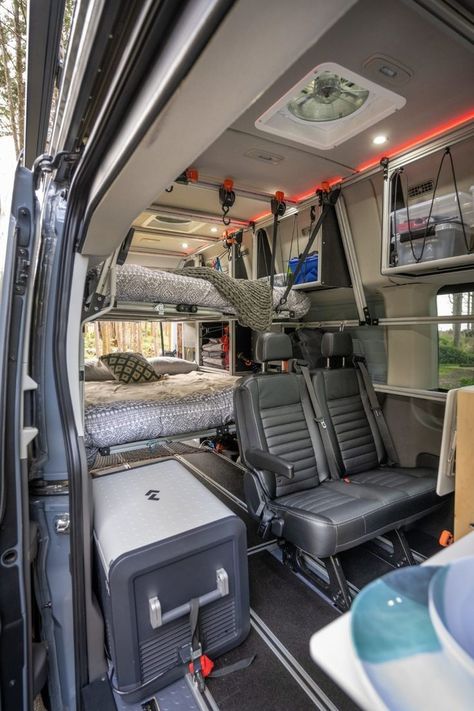 Camper Van 4 Seats, Van Camping Ideas, Ford Transit Custom Camper, Transit Van Conversion, Ford Transit Camper Conversion, Ford Transit Connect Camper, Ford Transit Conversion, Ford Transit Campervan, Ford Transit Camper