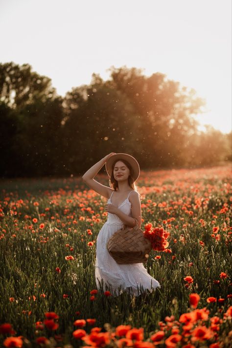 Poppy Field Photoshoot, Poppy Photoshoot, Flower Field Photoshoot, Poppy Photography, Poppies Field, Outdoor Portrait Photography, Poppy Fields, Wild Poppies, Flower Photoshoot