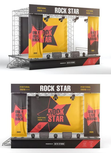 Mini Concert Stage Design, Stage Banner Design, Stage Set Up, Mini Stage Design, Stage Concert Design, Set Stage Design, Stage Event Design, Concert Stage Set Design, Music Stage Design