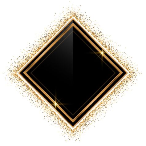 Golden Frame Background, Black Diamond Logo, Diamond Background, Diamond Vector, Glitter Frame, Diamond Logo, Calligraphy Words, Black And White Art Drawing, Photo Frame Design