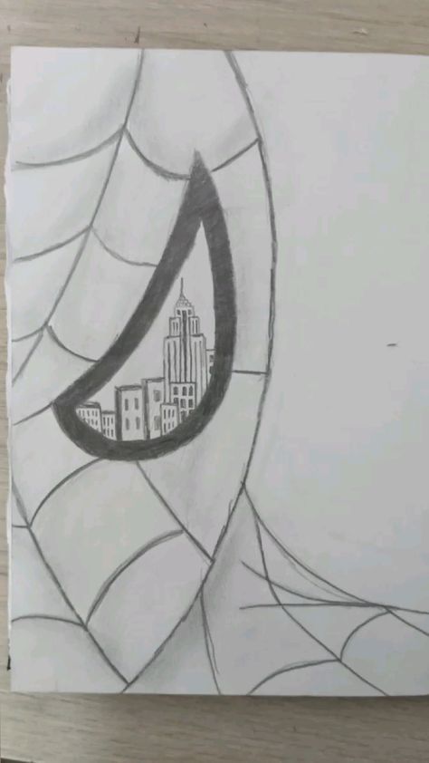 Easy Drawing Of Spiderman, Spiderman Drawing Simple, Easy Sketches Spiderman, Spiderman Things To Draw, Superhero Easy Drawing, Marvel Spiderman Drawings, Easy And Cool Drawings, Cool Spider Man Drawings, Nice Easy Drawings