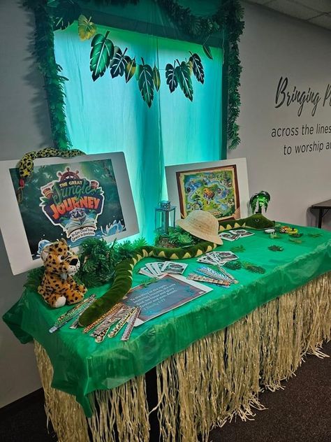 Jungle Journey Vbs 2024, Wildlive Vbs, Jungle Vbs, Vbs Jungle, Wild Theme, Camp Vbs, Jungle Decorations, Vbs 2023, Children's Church Crafts