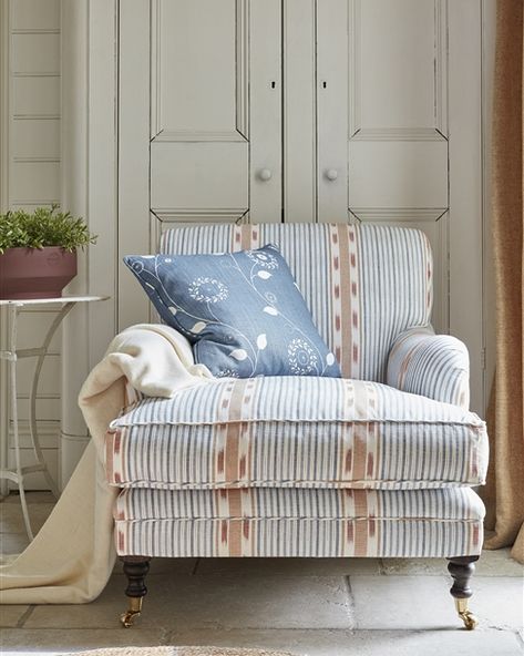 Accent Chair Ideas, Gray Benko, Vanessa Arbuthnott, Upholstered Chairs Fabric, Traditional Armchairs, Fabric Chairs, Chair Ideas, Arm Chairs Living Room, Chair Upholstery