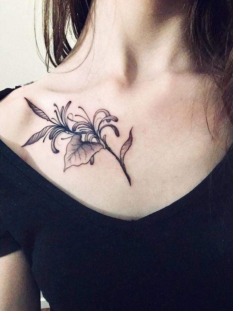 Top 47 Best Honeysuckle Tattoo Ideas - [2021 Inspiration Guide] Honeysuckle And Rose Tattoo, Honeysuckle Tattoo Design, Honeysuckle Tattoos, Rose Tattoo Simple, Honeysuckle And Rose, Rose And Honeysuckle, Honeysuckle Tattoo, Rocket Tattoo, Dragonfly Tattoo Design