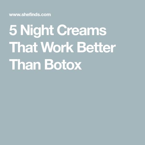 Botox Cream, Diy Night Cream, Night Face Cream, Best Night Cream, Cream For Oily Skin, Anti Aging Night Cream, Night Moisturizer, Anti Aging Face Cream, Aging Cream