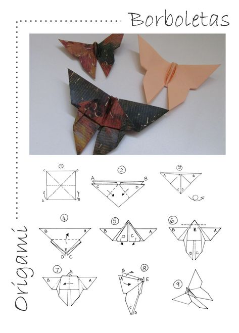 Origami Moth, Dragon Origami, Origami Butterfly Tutorial, Zine Inspiration, Mini Origami, Origami Tattoo, Tutorial Origami, Origami Diagrams, Butterfly Tutorial