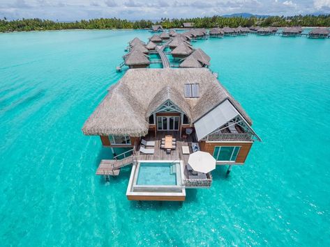 Swoon-Worhty Overwater Honeymoon Bungalows - Essence Bora Bora Hotels, Bora Bora Vacation, Bora Bora Honeymoon, Bora Bora Resorts, Water Bungalow, Honeymoon Vacations, Overwater Bungalows, Romantic Vacations, Italy Vacation