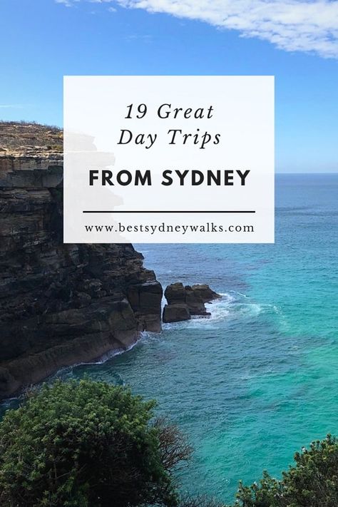 A list of 19 great day trips from Sydney. No matter how pretty our city is, sometimes we just want to escape and discover new beautiful destinations! #sydney #daytrips #sydneydaytrips #outdoors Best Day Trips From Sydney, Sydney Day Trips, Day Trips From Sydney Australia, Nsw Travel, Sydney Trip, Australia Trip, Bear Hunt, Australia Itinerary, Sydney Travel