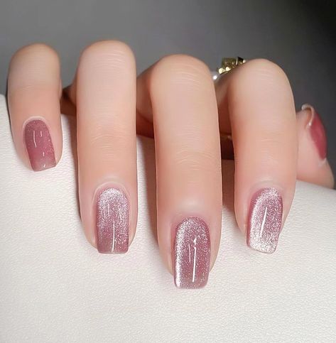 PRICES MAY VARY.  #square #nails Prom Nail Ideas, Glitter Nail Ideas, Pink Fake Nails, Short Classy Nails, Nails Short Square, Prom Nail, Nails Glossy, Press On Nails Short, Hairstyle Short