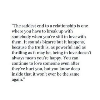 Breaking up with someone you love... Sad I Love You But We Can Never Be Together, How Do I Know If My Relationship Is Over, We Can Never Be Together Quotes, You Love Him But You Need To Let Go, If You Love It Let It Go, I Have To Let Him Go Quotes, Why Cant I Let Go Of Him, You Don’t Need Him, I Love Him But I Have To Let Him Go