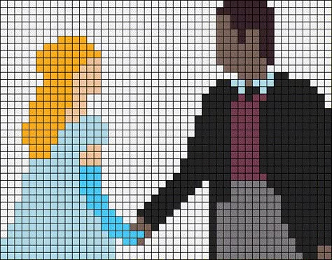 Alpha pattern #116178 | BraceletBook Bridgerton Pixel Art, Bridgerton Daphne, Daphne Simon, Simon Basset, Netflix Tv Series, Crochet Project Ideas, Pixel Art Grid, Netflix Tv, Tapestry Crochet Patterns