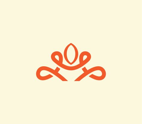 Tiara Logo Design, Symmetrical Logo Design, Symmetrical Logo, Interaction Design, Vintage Elegant, Photoshop Adobe, Interactive Design, Graphic Design Illustration, Design Illustration