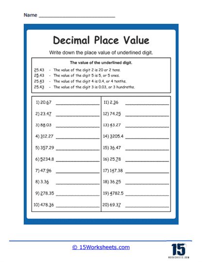 Standard Form Math, Decimals Addition, Comparing Decimals, Place Value With Decimals, Decimals Worksheets, Math Decimals, Holiday Science, Kindergarten Social Studies, Free Math Worksheets