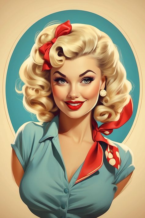 Marilyn Monroe #digitalart Girl Blonde Hair, Pin Up Pictures, Arte Pin Up, Rockabilly Art, Pin Up Illustration, 50s Pinup, Pin Up Girl Vintage, Marilyn Monroe Art, Nose Art