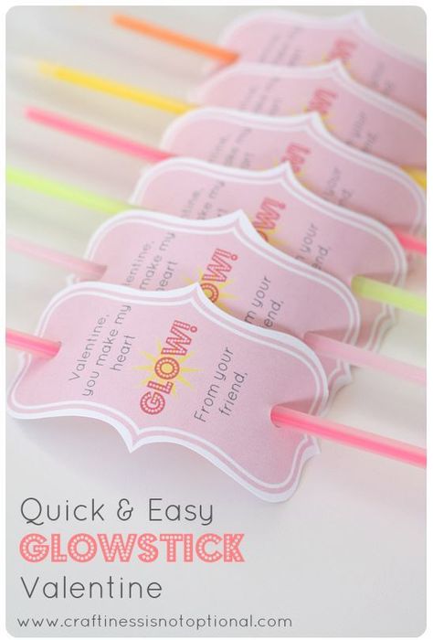 Candy Free Valentines, Glow Stick Valentine, Pinterest Valentines, Roses Valentine, Printable Valentines Day Cards, Happy Hearts Day, Glow Stick, Valentines Day Food, Valentines Printables Free