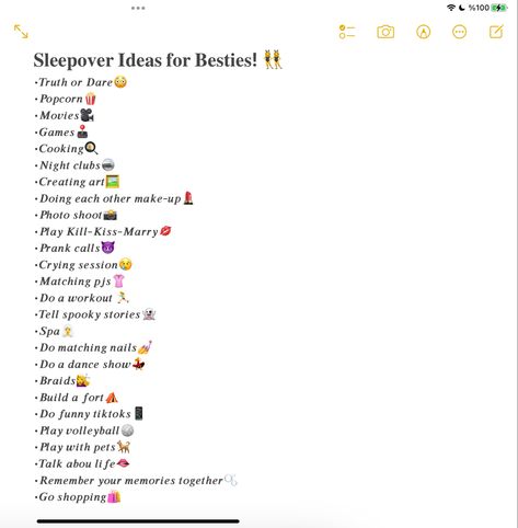 I wanted to make a list of fun things to do with besties! Hope you like it! 🤍☁️ Bestie House Ideas, Besties Sleepover, Sleepover Friends, Bestie Things, Spooky Stories, Make A List, Friends Day, Sleepover Ideas, Whats Good