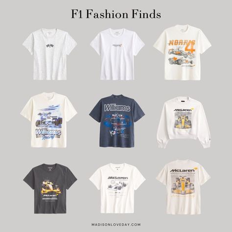 Shop McLaren Graphic Tee and other curated products on LTK, the easiest way to shop everything from your favorite creators. F1 Graphic Tee, F1 Fashion, F 1, Formula 1, Hollister, Motorsport, Link In Bio, Graphic Tee, Graphic Tees