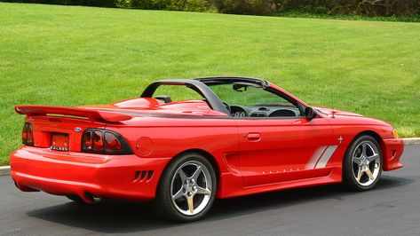 1996 Ford Mustang Saleen S351 Speedster | S27 | Monterey 2018 1996 Ford Mustang, Kenwood Audio, Ford Mustang Saleen, Saleen Mustang, Svt Lightning, Performance Tyres, Sport Seats, Limited Slip Differential, Tonneau Cover