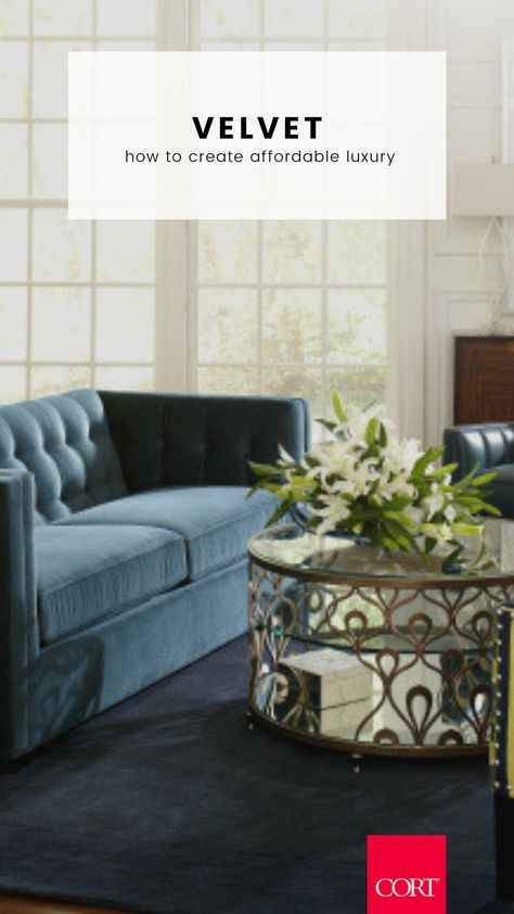 When you’re looking for the right furniture to dress up with velvet, consider the affordability of gently used furniture. CORT Outlets offer a premium selection of styles for every room and every taste. Luxury Bedrooms, Affordable Interior Design, Own House, Wooden Dining Chairs, Tuscan Decorating, Shabby Chic Bedrooms, Chic Bedroom, Country Farmhouse Decor, Contemporary Bedroom