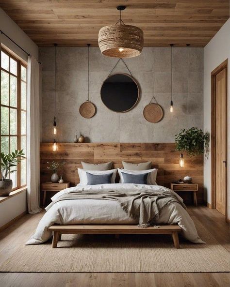 20 Japandi And Boho Infused Bedroom Decor Ideas – ToolzView बेडरूम डिजाइन, Japandi Bedroom, Bohemian Bedroom Design, Boho Bedroom Furniture, Earthy Bedroom, Loft Interior, Scandinavian Bedroom, Bohemian Bedroom Decor, Boho Bedroom Decor