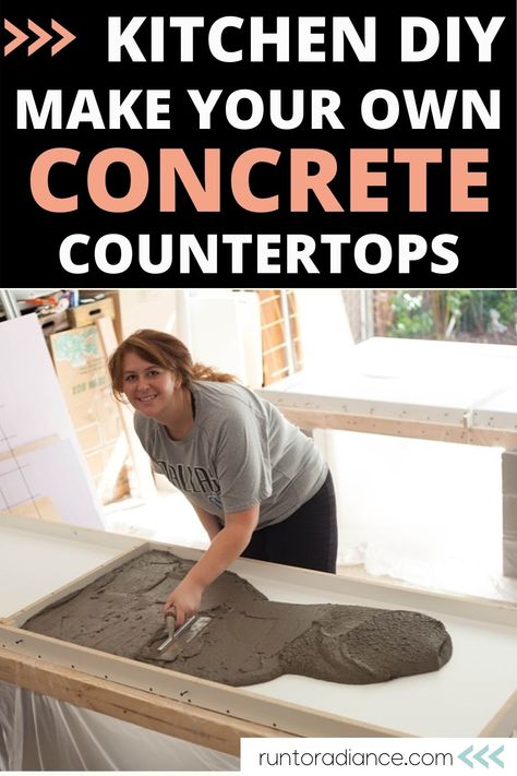 Cement Countertops Kitchen, Cement Kitchen, Cement Countertops, Diy Concrete Counter, Concrete Kitchen Island, Diy Wood Countertops, Concrete Counters, Concrete Countertops Outdoor Kitchen, Concrete Countertops Kitchen Diy