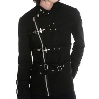 Vintage Style Jacket, Gothic Jackets, Straight Jacket, Military Style Jackets, Army Jacket, Steampunk Clothing, Punk Outfits, Alt Fashion, Goth Punk