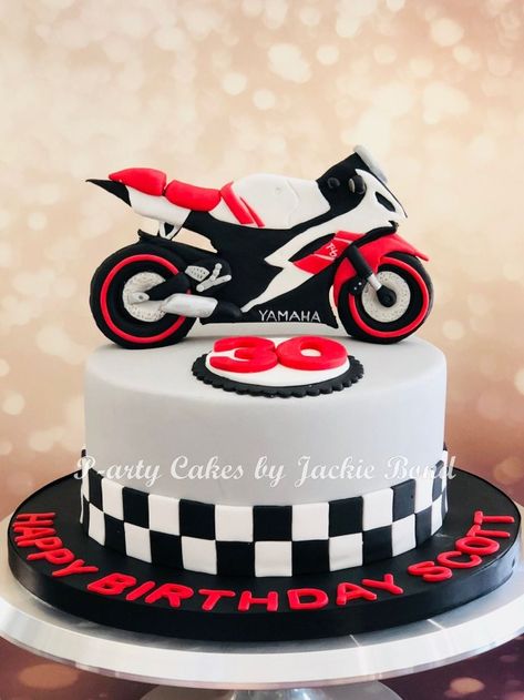 25+ Best Photo of Motorcycle Birthday Cake Motorcycle Birthday Cake Motorbike Yamaha R6 Cake Oslavy Narozky Pinterest Motorbike  #CakeForBirthday Yamaha Cake Birthdays, Motorbike Birthday Cake, Honda Cake Ideas, Motorbike Cake Kids, Bike Cake Design, Bike Theme Cake, Motor Bike Cake, Cake Moto, Motorbike Cakes