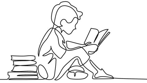 We asked our readers which approaches — high-tech or low-tech — they use at home to improve their child’s reading skills. Here are some of our favorite tips. Headstone Ideas, Reading Books Illustration, Book Silhouette, 심플한 그림, Single Line Drawing, Simple Line Drawings, Reading Art, Ayat Alkitab, Continuous Line Drawing