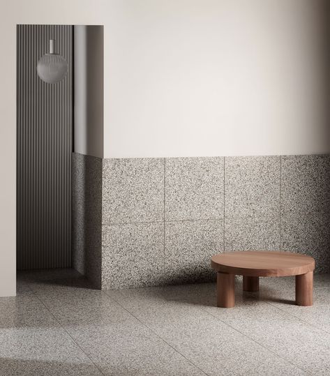 Fibonacci’s 2020 Vision Begins with Release of New Australian Terrazzos. Apartment Lobby, Foyer Entrance, Terrazzo Design, Flannel Flower, Terrazzo Tile, 2020 Vision, Hotel Room Design, Carrera Marble, Stone Collection