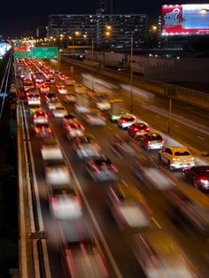 Moving Cars Photography, Long Exposure Street Photography, Long Exposure Car Photography, Night Long Exposure Photography, Places And Spaces Gcse Photography, Freeway Aesthetic, High Way Road, Traffic Photography, Long Shot Photography