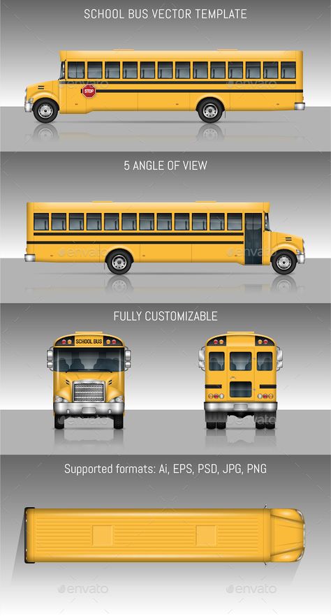 School Bus #Ad #School, #Bus Bus Top View, Bus Sketch, Student Template, Bus School, Vehicle Branding, Bus Art, Model Sketch, Bus Life, Suv Cars