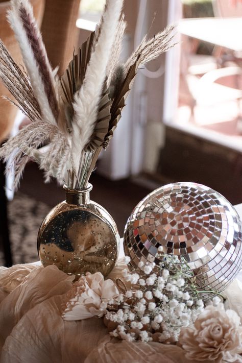 New Years Bridal Shower Theme, Black And Silver Bridal Shower Ideas, 1920s Bridal Shower Ideas, Disco Bridal Shower Theme, January Bridal Shower Ideas, Disco Bridal Shower Ideas, Glam Bridal Shower Ideas, Bridal Soiree, Katrina Wedding