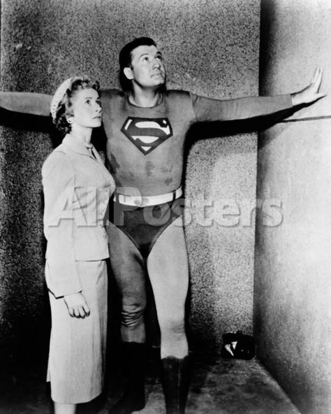 Adventures of Superman Movies Photo - 28 x 36 cm Superman Photos, Original Superman, Superman And Lois, First Superman, George Reeves, Superman Film, Superman And Lois Lane, Erica Durance, Action Comics 1